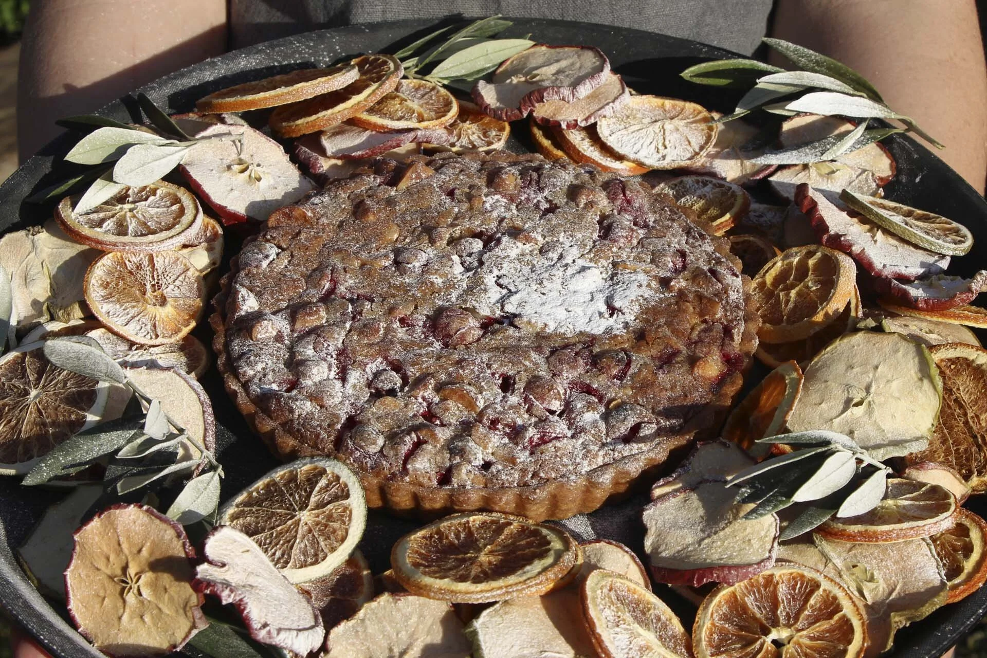 BRAZIL NUT, CRANBERRY & PEDRO XIMENEZ TART — Thyme
